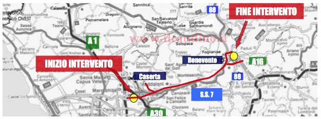 Valle Caudina, Caserta-Benevento: ecco il tracciato. Ricci: Una vera conquista