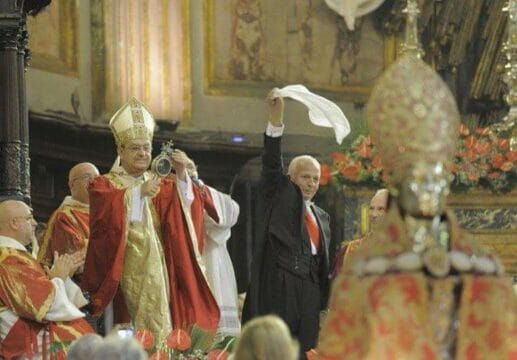 San Martino Valle Caudina: Al duca Gianni Pignatelli l’onore dell’annuncio del miracolo di San Gennaro