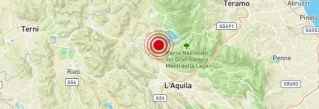 Cronaca: scossa di teremoto di 3,1 in Abruzzo