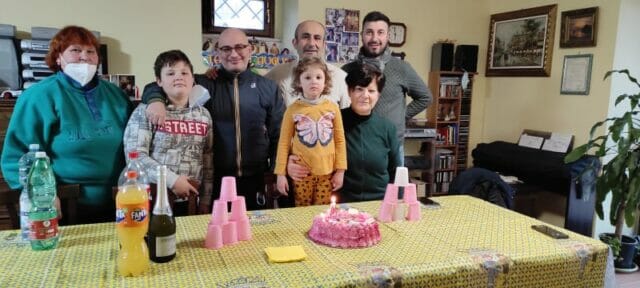 San Martino festeggia Olga, la rifugiata che compie 4 anni