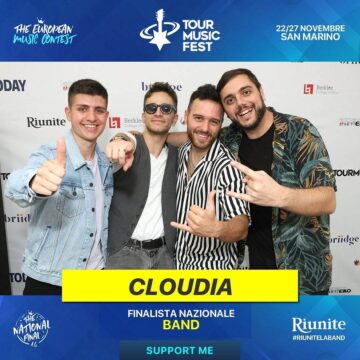 I Cloudia conquistano la finalissima del Tour Music Fest