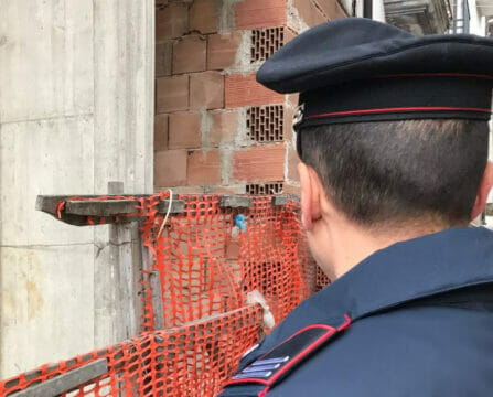 I carabinieri ispezionano 247 cantieri in provincia di Avellino
